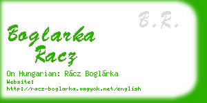 boglarka racz business card