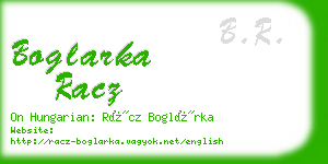 boglarka racz business card